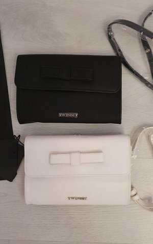 Новая сумка twin set (белая, черная)