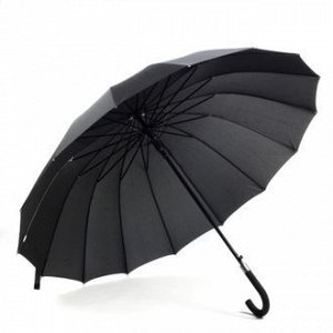 Зонт черный трость большой