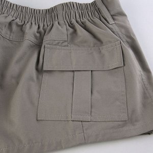 Женские шорты с карманами, цвет серый