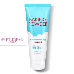 Мягкая очищающая пенка 3 в 1 для умывания с содой Etude Baking Powder Pore Cleansing Foam, 160 мл