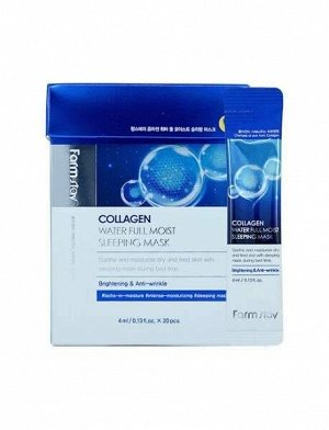 Farmstay Увлажняющая ночная маска с коллагеном Collagen Water Full Moist Sleeping Mask