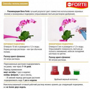 Удобрение минеральное Красота для орхидей Бона Форте Bona Forte 285 мл жидкое