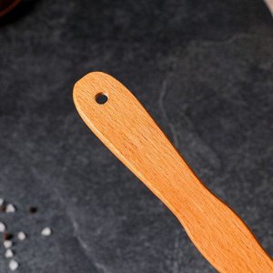 Лопатка деревянная "Косая", 30.5 см, бук-премиум