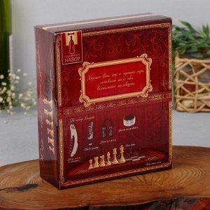 Подарочные наборы для вина с шахматами "Истина в вине", 14,6 х 16,7 см