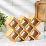 Подставка для бутылок вина Доляна, 24.5x17x6.2 см, бамбук