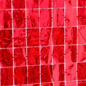 Праздничный занавес, 100 x 200 см, цвет красный