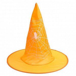 Карнавальная шляпа «Паук», цвет оранжевый