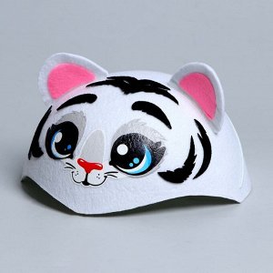 Шляпа карнавальная «Белый кот»