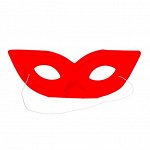 Карнавальная маска, цвет красный
