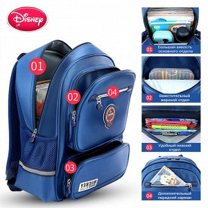 Ранец Mickey - Детский Школьный рюкзак для мальчиков и девочек