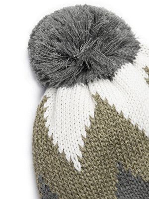 Шапка Детская зимняя шапка с флисовой подкладкой согреет малыша во время длительных прогулок. Мягкая флисовая подкладка сделает комфортым пребывание на улице в холодное время года. Теплая шапка с помп