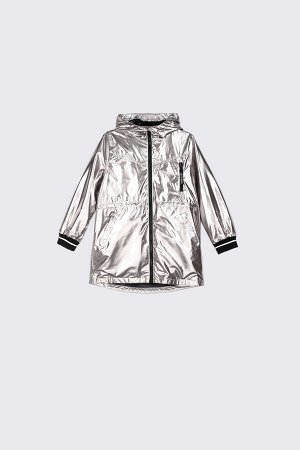 Плащ Модная демисезонная куртка Coccodrillo для девочек  на молнии с принтом Let`s roll. Куртка детская демисезонная с капюшоном обладает ветрозащитными, водонепроницаемыми, воздухопроницаемыми свойст