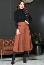 Юбка Anastasia Mak 957 коричневый