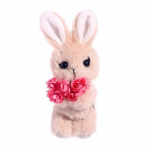 Мягкая игрушка «Кролик с цветами»