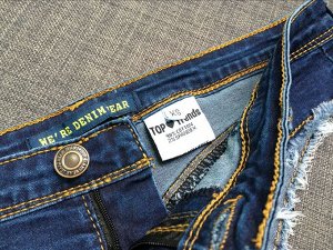 Женские джинсовые мини шорты, цвет синий
