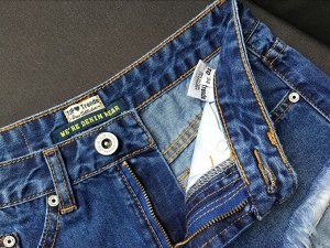Женские джинсовые шорты, цвет синий