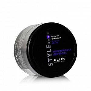 OLLIN STYLE Воск матовый для волос сильной фиксации 50 г