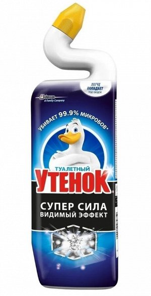 Туалетный Утенок Чистящее средство для унитаза "Видимый Эффект", 900 мл