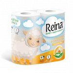 Туалетная бумага Reina Aroma Ромашка и алоэ вера 2х слойная 4шт