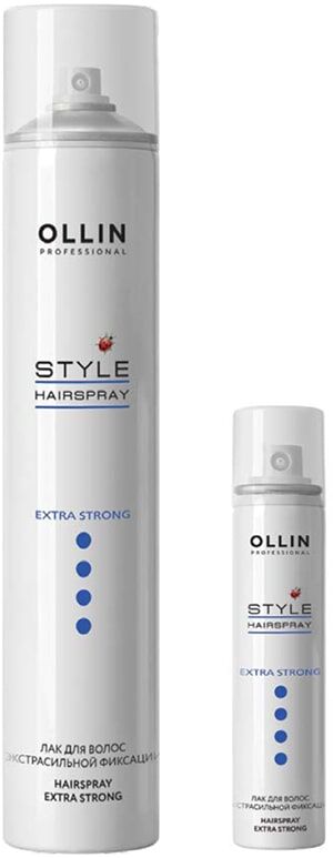 OLLIN STYLE Лак для волос экстрасильной фиксации 75мл
