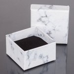 Подарочный футляр под кольцо &quot;Мрамор&quot;