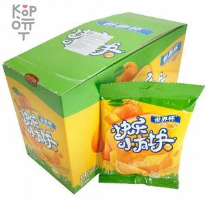 Мягкие конфеты Кубок мира счастливый вкус Апельсина