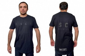 Мужская фирменная футболка KSCY – основа для спортивных рубашек, расстёгнутой косухи, кожаной куртки №207