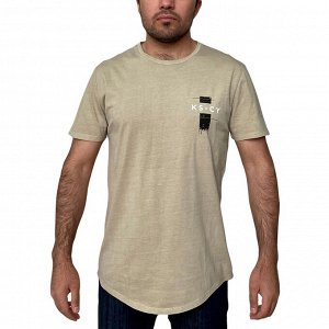 Брендовая мужская футболка KSCY – смелая линейка с гранж принтом крестом «Forever Evolution» №239