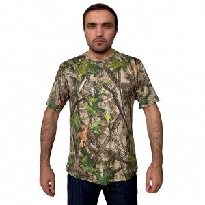 Мужская камуфляжная футболка Truetimber – хитовый саmo-стиль с микро и макропринтом №231
