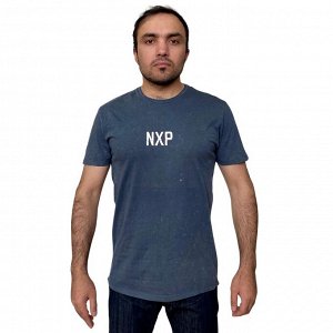 Темная мужская футболка NXP – не позволяй дресс-коду мешать тебе жить №292