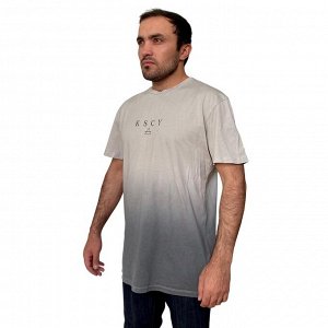 Модная мужская футболка KSCY – градиентная техника окрашивания ткани «омбре» №289