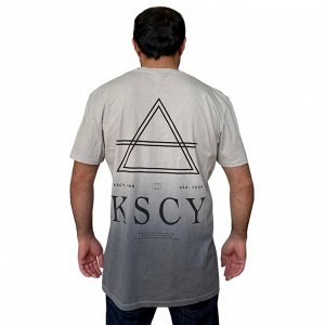 Модная мужская футболка KSCY – градиентная техника окрашивания ткани «омбре» №289