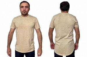 Удлиненная футболка мужская NXP – новое модное направление нео-гранж: необычно, но без фанатизма №298