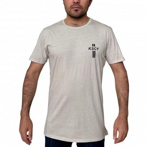 Стильная мужская футболка KSCY – расслабленный аутфит в приглушенно сером цвете №210