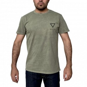 Хлопковая футболка NXP – горячий микс стилей: с груди military, со спины – бунтарский grunge №215