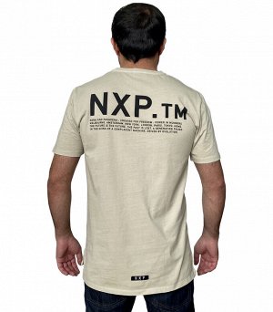 Мужская футболка NXP с разрезами по бокам – сурово-сдержано с налетом независимого стиля «army» №211