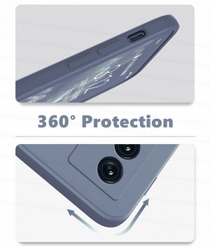 Силиконовый цветной чехол для телефона Samsung Galaxy A03 Core, A53, A52, A32, S23 с защитой камеры