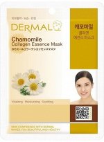 Тканевая маска для лица с экстрактом ромашки Chamomile Collagen Essence Mask