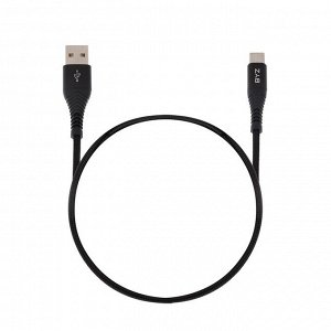 Кабель BYZ BС-029t, USB - Type-C, 5 А, 1 м, черный