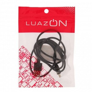 Кабель LuazON, Type-C - USB, 1 А, 1 м, магнитный разъем, только для зарядки, МИКС