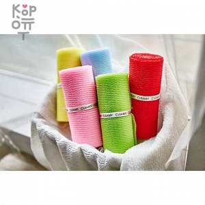 SUNG BO Мочалка для душа Roll Wave Shower Towel - №029 28см*95см средней жесткости, нейлон