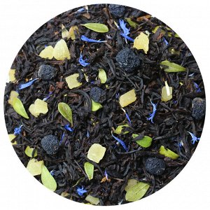 SIESTA®️ Чёрный листовой чай "Черника в йогурте", 100г
