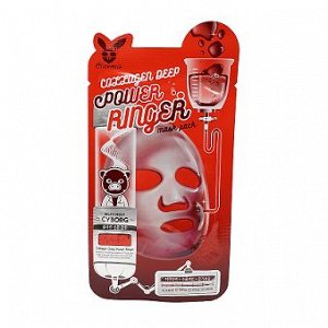 Elizavecca Тканевая маска для лица с коллагеном, COLLAGEN DEEP POWER RINGER MASK PACK 23 мл.