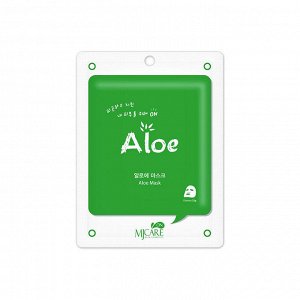 MJ CARE ON. МАСКА ТКАНЕВАЯ С АЛОЭ MJ CARE ON ALOE MASK PACK 22гр.