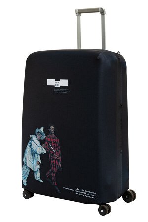 Чехол для чемодана. По мотивам картины П. Сезанна «Пьеро и Арлекин». Пушкинский музей. L/XL (SP310)