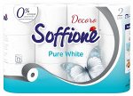 Туалетная бумага Soffione Pure White, 2 слоя, 12 рулонов