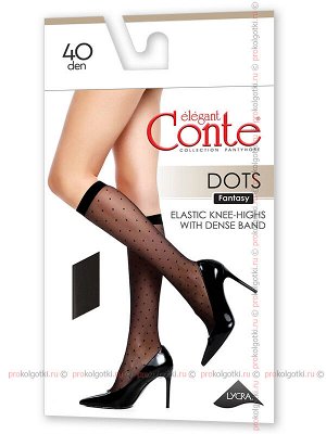CONTE, DOTS 40 knee-highs