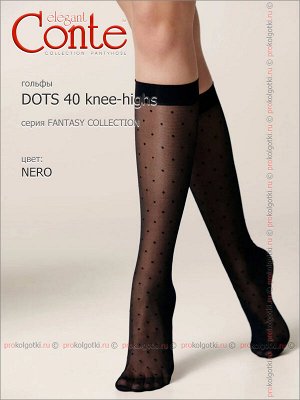CONTE, DOTS 40 knee-highs