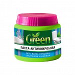 Чистящая паста GREEN 300г Саната Антимикробная