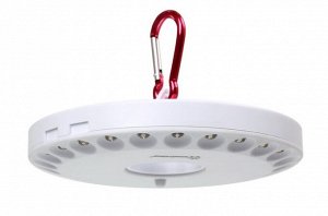 Фонарь Smartbuy  24 LED с карабином для подвеш 4AAA, белый (SBF-8253-W)